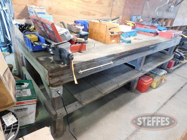 Wood bench, 10-x4- with vise_1.jpg